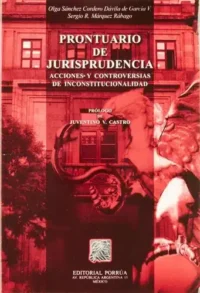 Prontuario De Jurisprudencia. Acciones Y Controversias De Inconstitucionalidad, De Sanchez Cordero Davila De Garcia Villegas, Olga. Editorial Porrua, Tapa Blanda En Español, 2004